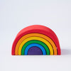 Grimm's 6 Piece Rainbow Stacking Tunnel | © Conscious Craft